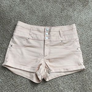 Xhilaration Blush Pink High Waisted Shorts